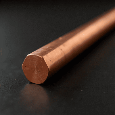 Copper Hexagonal Bars