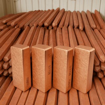 Copper ingots